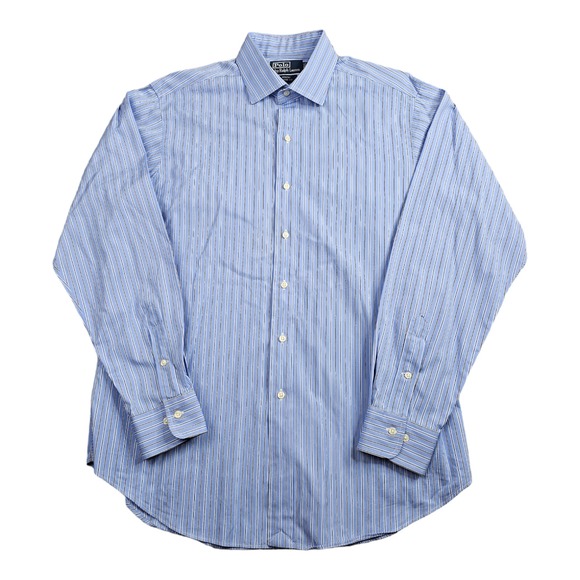 Ralph Lauren Other - Polo Ralph Lauren Regent Classic Fit Dress Shirt Blue Striped Cotton 16.5 L